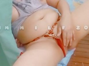 asiatique, levrette, orgasme, chatte-pussy, milf, maman, doigtage, point-de-vue, naturel, parfait