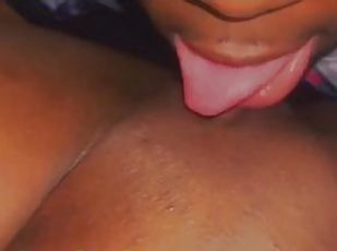 cul, orgasme, chatte-pussy, amateur, ébène, ados, black, point-de-vue