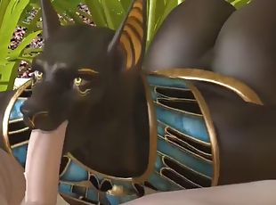 Furry Anubis Cock PMV