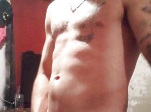 masturbación, amateur, polla-enorme, paja, webcam, a-solas, musculada, polla