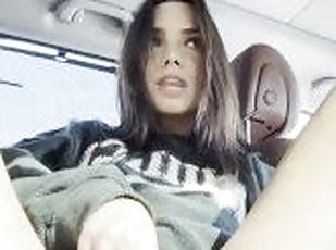 masturbation, orgasme, public, chatte-pussy, amateur, babes, horny, solo, humide, brunette