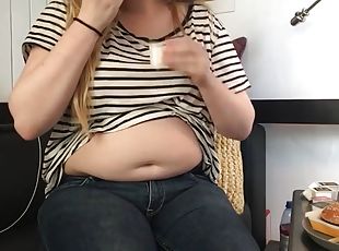 McDs stuffed belly