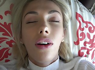 POV pussy fuck with blonde stunner Sky Pierce