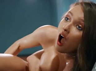 levrette, chatte-pussy, anal, babes, doigtage, baisers, incroyable, trou-du-cul, brunette