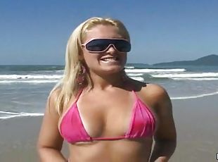 tetas-grandes, al-aire-libre, hardcore, latino, playa, brasil, bikini, realidad