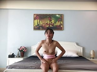 asiatique, maigre, amateur, énorme-bite, ados, thaï, coquine, petite, bite