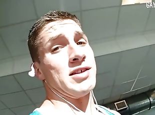 masturbation, gay, branlette, solo, musclé