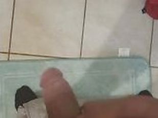 masturbation, amateur, énorme-bite, branlette, point-de-vue, solo, bite