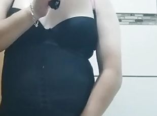 transsexuelle, amateur, anal, jouet, latina, bout-a-bout