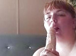 Sex with my 9" dildo