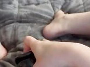 POV solo dildo fuck