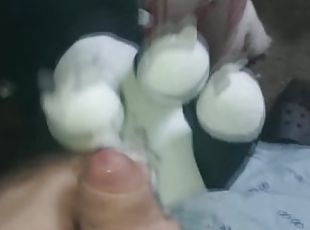 Toothles son play with my penis