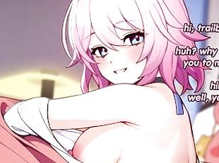 masturbación, pies, pajeándose, corrida, anime, hentai, amante, dominación-femenina