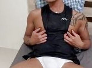 asian, amateur, peju, homoseksual, merangsang-dengan-tangan, comel-cute, solo, gay, realiti