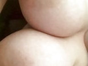 tetas-grandes, pezones, recopilación, natural, tetas, chupando