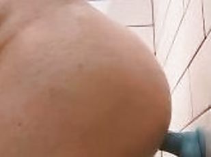 baignade, masturbation, amateur, anal, jouet, gay, joufflue, gode, douche, solo