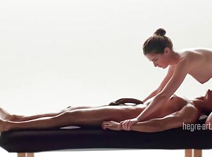 Erotic Massage Amazing Oiled Body