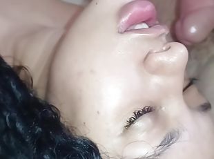 masturbación, amateur, corrida-interna, zorra, facial, follando-fucking, morena