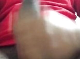 énorme, masturbation, amateur, ébène, énorme-bite, gay, maison, black, horny, solo