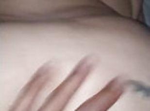 cul, amateur, ejaculation-sur-le-corps, ébène, énorme-bite, ejaculation-interne, couple, belle-femme-ronde, butin, tatouage