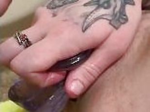 énorme, masturbation, orgasme, chatte-pussy, amateur, ados, jouet, chevauchement, gode, solo