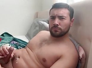 amateur, anal, ejaculation-sur-le-corps, énorme-bite, gay, point-de-vue, solo, lait, réalité, bite