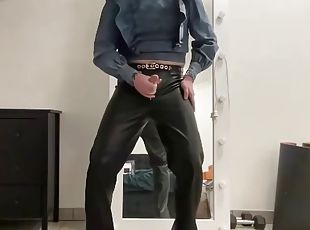 masturbieren, transsexueller, dilettant, junge, junge18, unterwäsche, hintern, latex, allein, bekleidet-sex