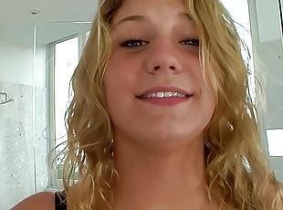 Big Boobs Blonde Girl Mounts Her Wet Vagina On A Hard Dick