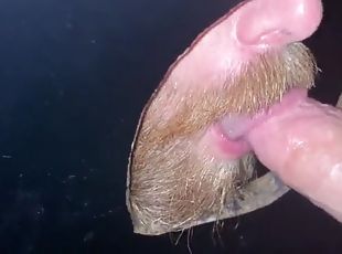 Bearded glory hole sucker