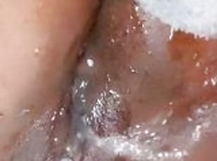 squirting, amateur, negra-ebony, adolescente, juguete, a-solas