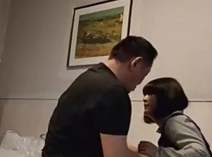 Asian Grandpa And Ladyboy Flip Flop