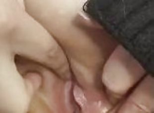 fisse-pussy, amatør, fingering, solo