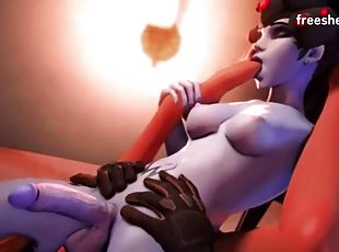 travesti, oral-seks, üstüneyüzüne-boşalma, orta-yaşlı-seksi-kadın, zorluk-derecesi, pornografik-içerikli-anime, 3d