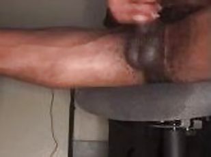 papa, amateur, ejaculation-sur-le-corps, gay, maison, black, solo, pappounet, exhibitionniste, bite