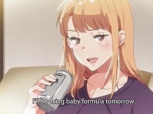 gros-nichons, japonais, ejaculation-interne, blonde, anime, hentai