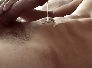 énorme, masturbation, amateur, mature, ejaculation-sur-le-corps, énorme-bite, branlette, horny, solo, bite