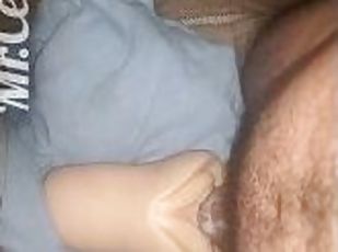 masturbation, amateur, ébène, énorme-bite, jouet, solo, bite