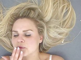 masturbation, orgasme, amateur, blonde, tchèque, avec-expérience, sauvage