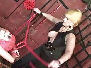 lesbiana, sadomasoquismo, bondage, dominación-femenina