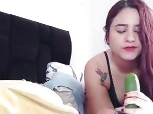 masturbation, orgasme, amateur, latina, solo, petits-seins