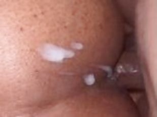 cul, grosse, chatte-pussy, amateur, ejaculation-sur-le-corps, ébène, énorme-bite, milf, belle-femme-ronde, butin