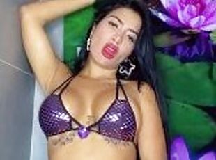 tetas-grandes, masturbación, orgasmo, squirting, amateur, latino, webcam, a-solas, realidad, tatuaje