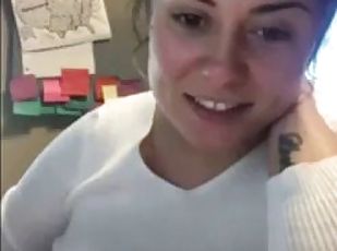 Teacher big tit tease