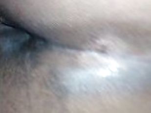 Ebony bbw got woke up to some dick