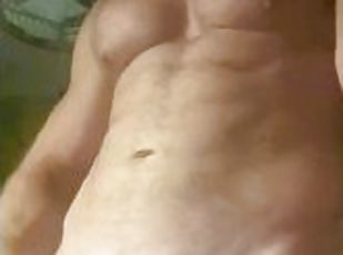 Gym boy can’t cum, help me jerk it off