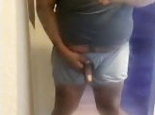 amateur, ejaculation-sur-le-corps, gay, branlette, black, kinky, méchant, fétiche, solo, musclé