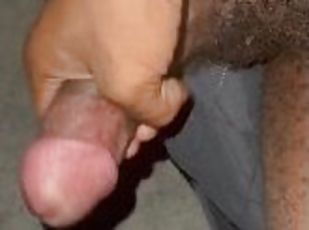 énorme, masturbation, amateur, ébène, énorme-bite, black, ejaculation, solo, bite