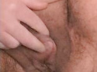 masturbation, fitta-pussy, amatör, leksak, dildo, ensam, rakad, vått