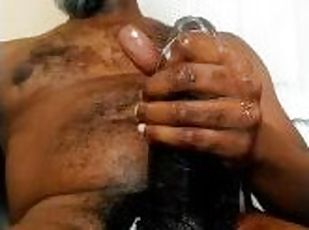 mastubasi, amatir, dewasa, cumshot-keluarnya-sperma, berkulit-hitam, penis-besar, hitam, sperma, seorang-diri, penis