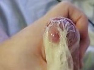 So much cum after edging